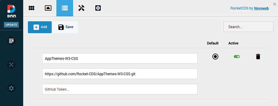 AppTheme Sources Menu