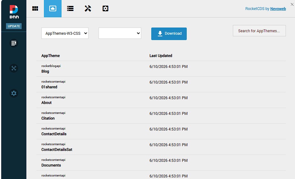 AppThemes Menu