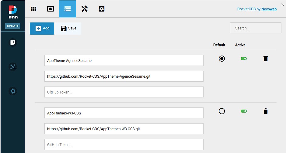 Add AppTheme Project form