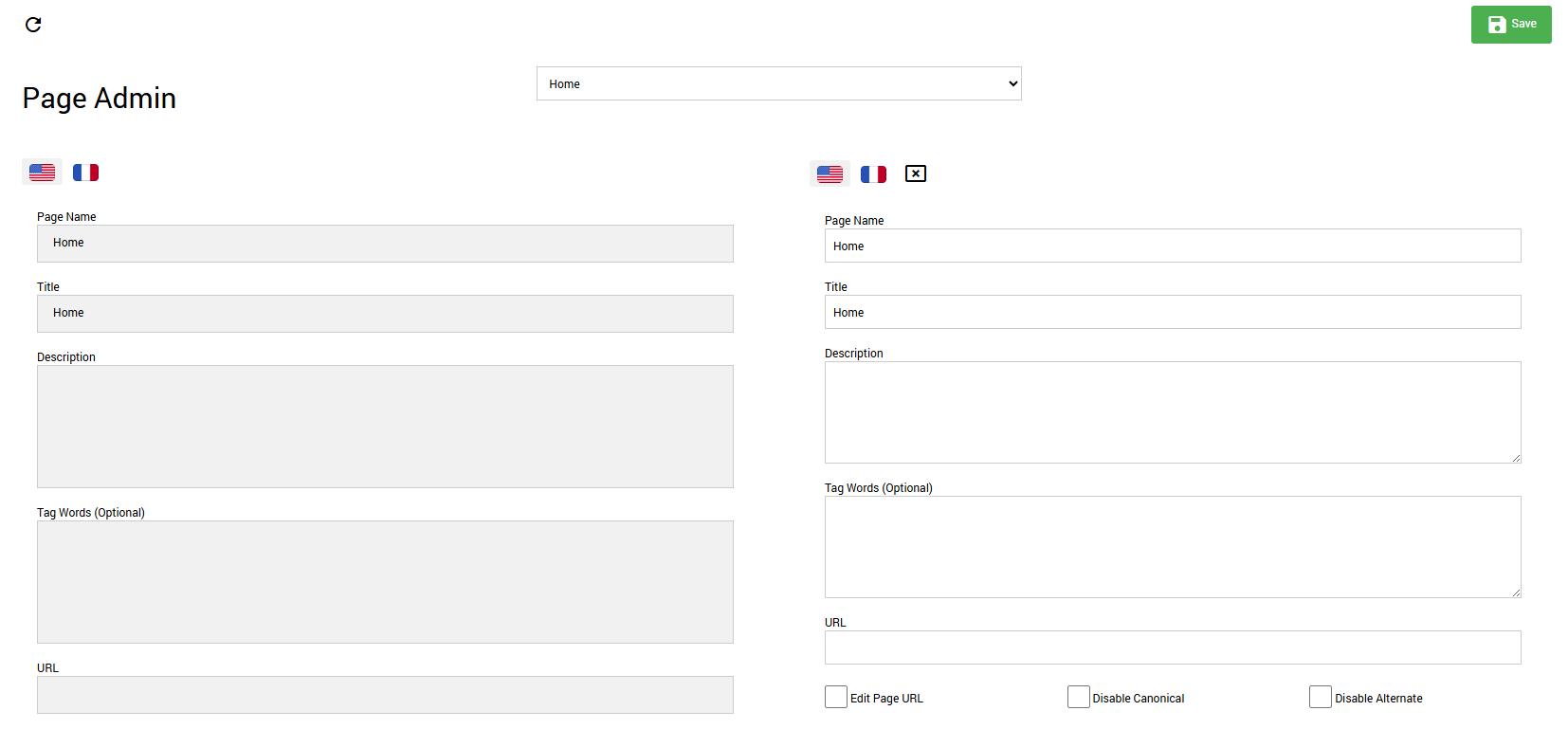 Page Localization Tool